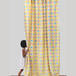 Gudgoodie 100% Cotton Canvas Curtains - Rainbow Dreams - FSCT031W13