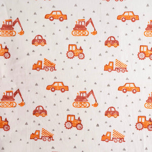 Gudgoodie Flat Crib Bedsheet - 100% Cotton Percale - Vehicles - BLBS046C13