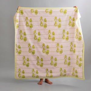 Gudgoodie Kids Cotton Muslin Dohar - Avocados Jam - BLDH002T13