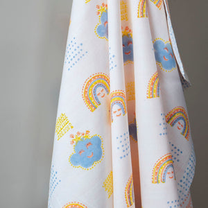 Gudgoodie Kids Cotton Muslin Dohar - Rainbow Dreams - BLDH031T13