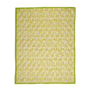 Gudgoodie Premium Cotton Muslin AC Quilt Blanket - Avocados Jam - BLQT002T13