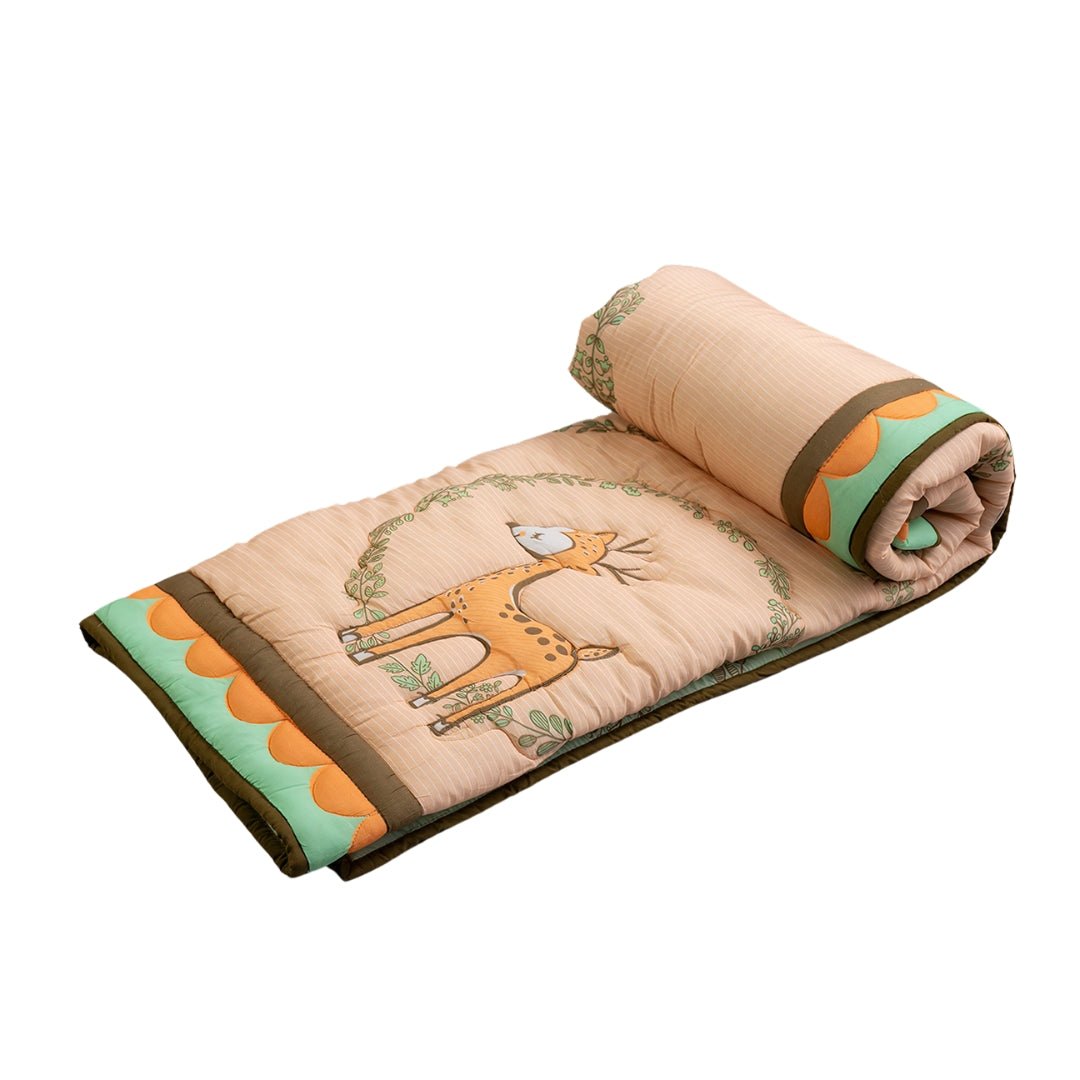 Gudgoodie Premium Cotton Muslin AC Quilt Blanket - Enchanted Forest - BLQT015T13