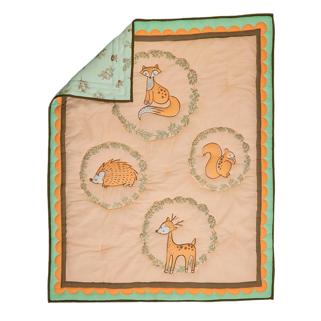 Gudgoodie Premium Cotton Muslin AC Quilt Blanket - Enchanted Forest - BLQT015T13