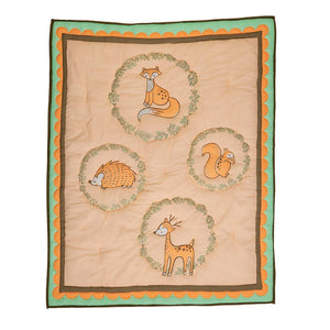 Gudgoodie Premium Cotton Muslin AC Quilt Blanket - Enchanted Forest - BLQT015T13