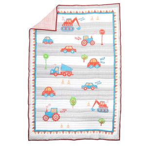 Gudgoodie Premium Cotton Muslin AC Quilt Blanket - Vehicles - BLQT046T13