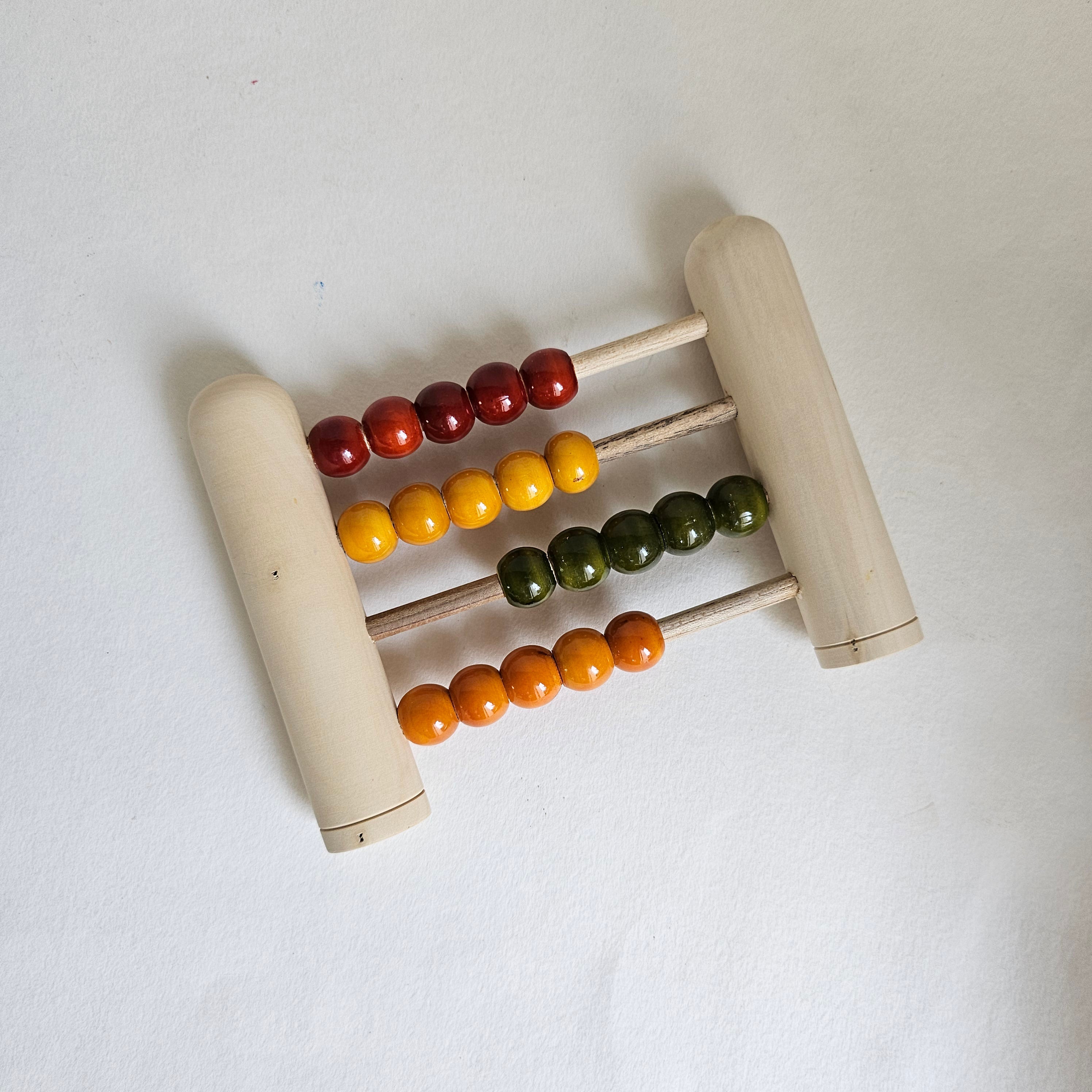 Gulab Tribe Handcrafted Wooden Early Abacus - GT - 08