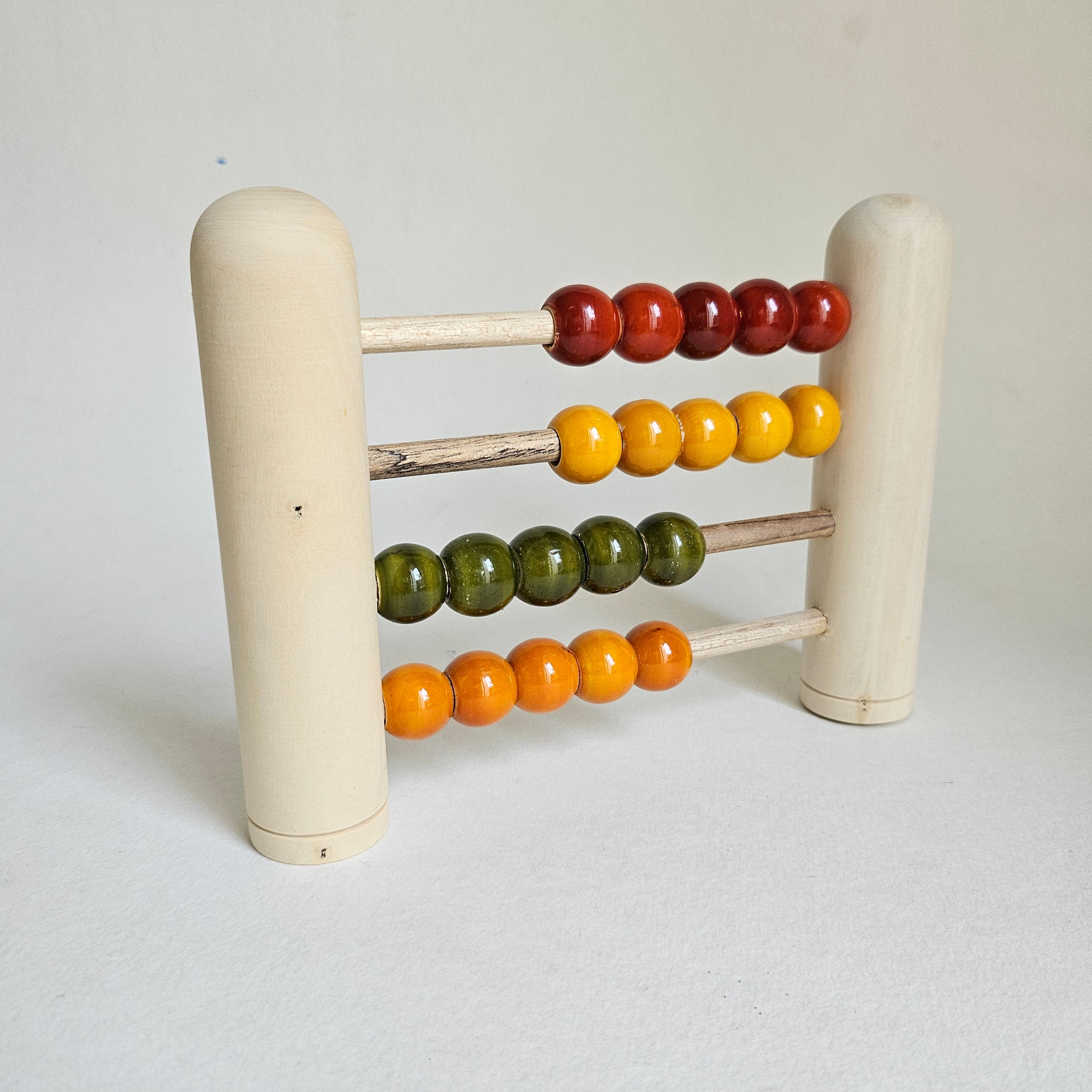 Gulab Tribe Handcrafted Wooden Early Abacus - GT - 08
