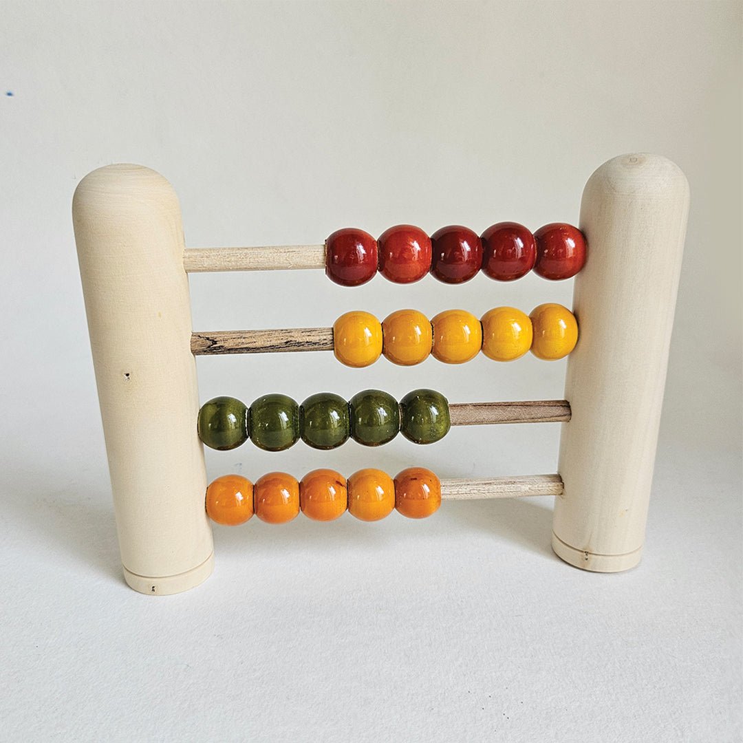Gulab Tribe Handcrafted Wooden Early Abacus - GT - 08