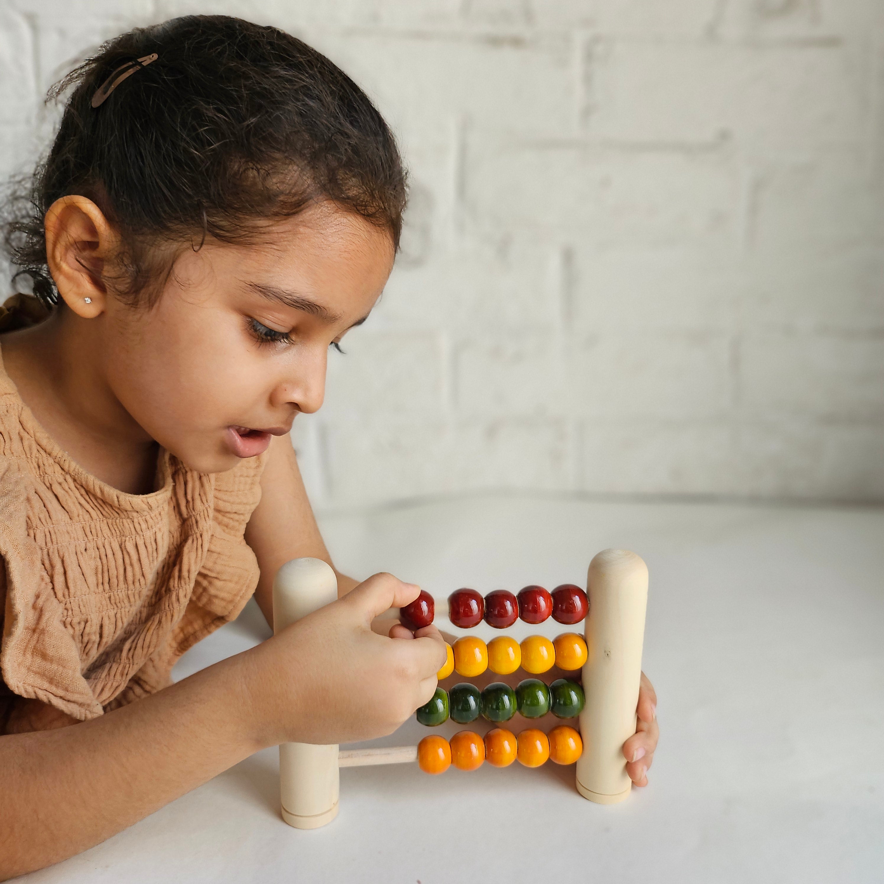 Gulab Tribe Handcrafted Wooden Early Abacus - GT - 08