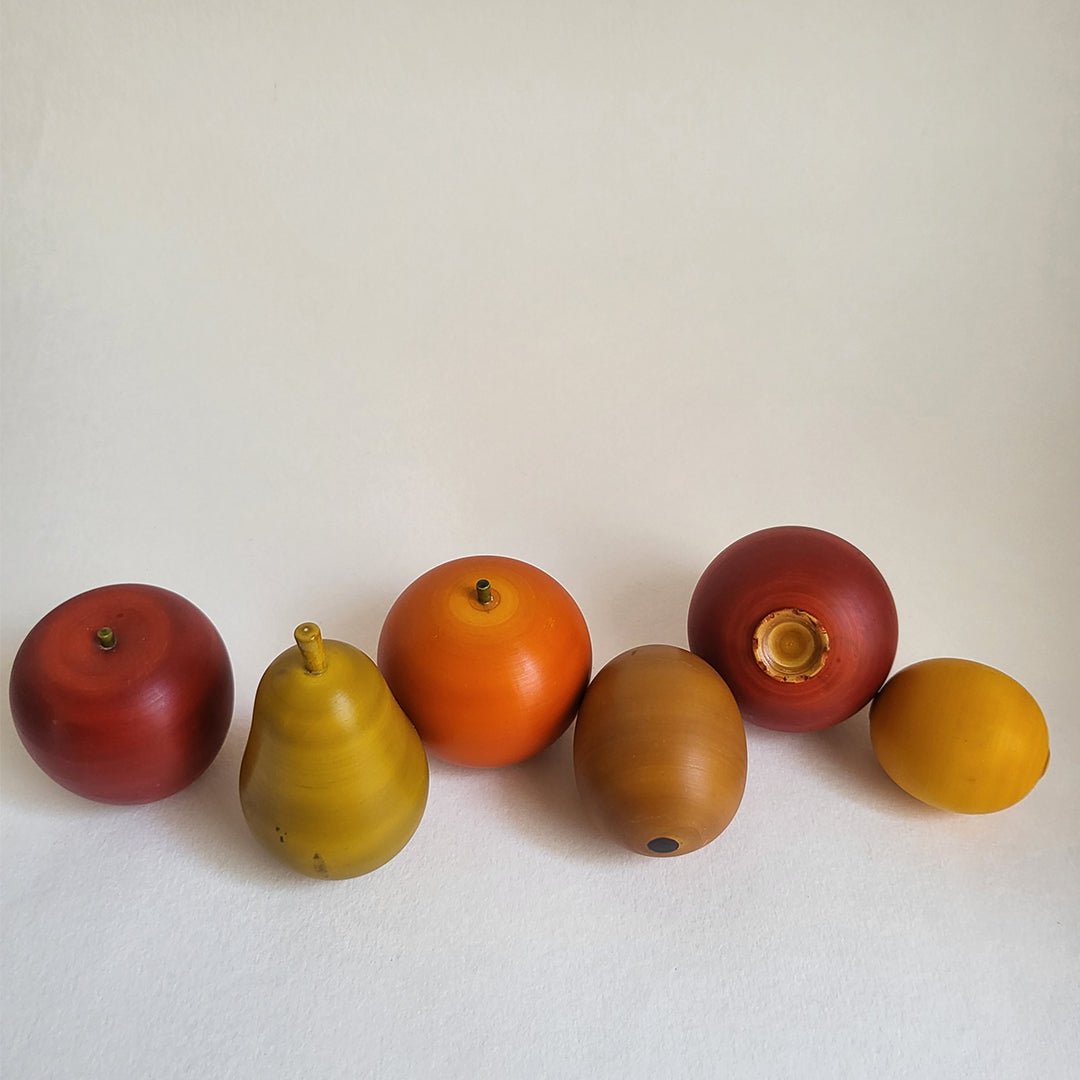 Gulab Tribe Handcrafted Wooden Fruit Set - GTS - 11