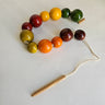 Gulab Tribe Handcrafted Wooden Lacing Beads - GTS - 19