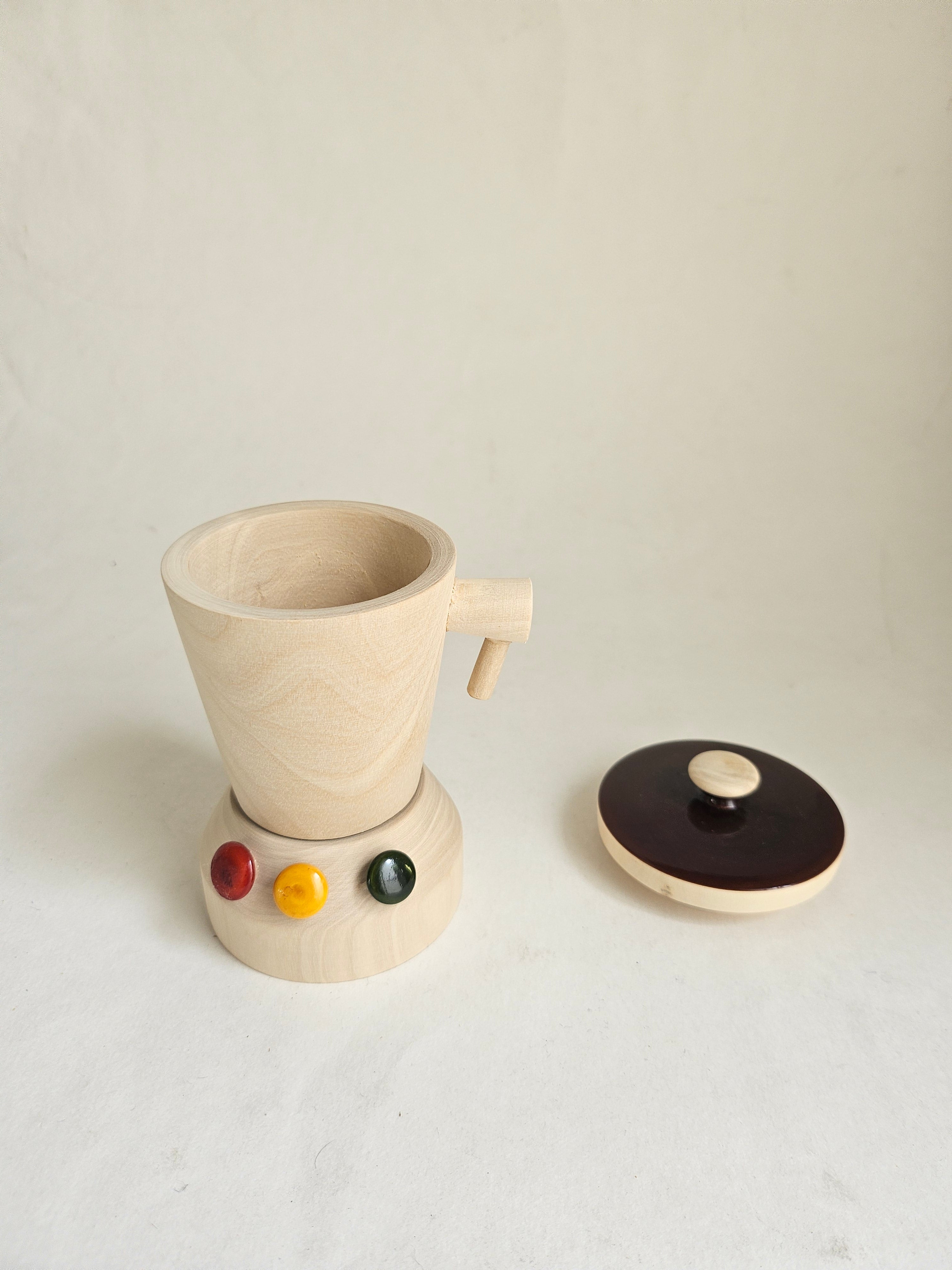 Gulab Tribe Handcrafted Wooden Mini Mixer Grinder - GT - 14
