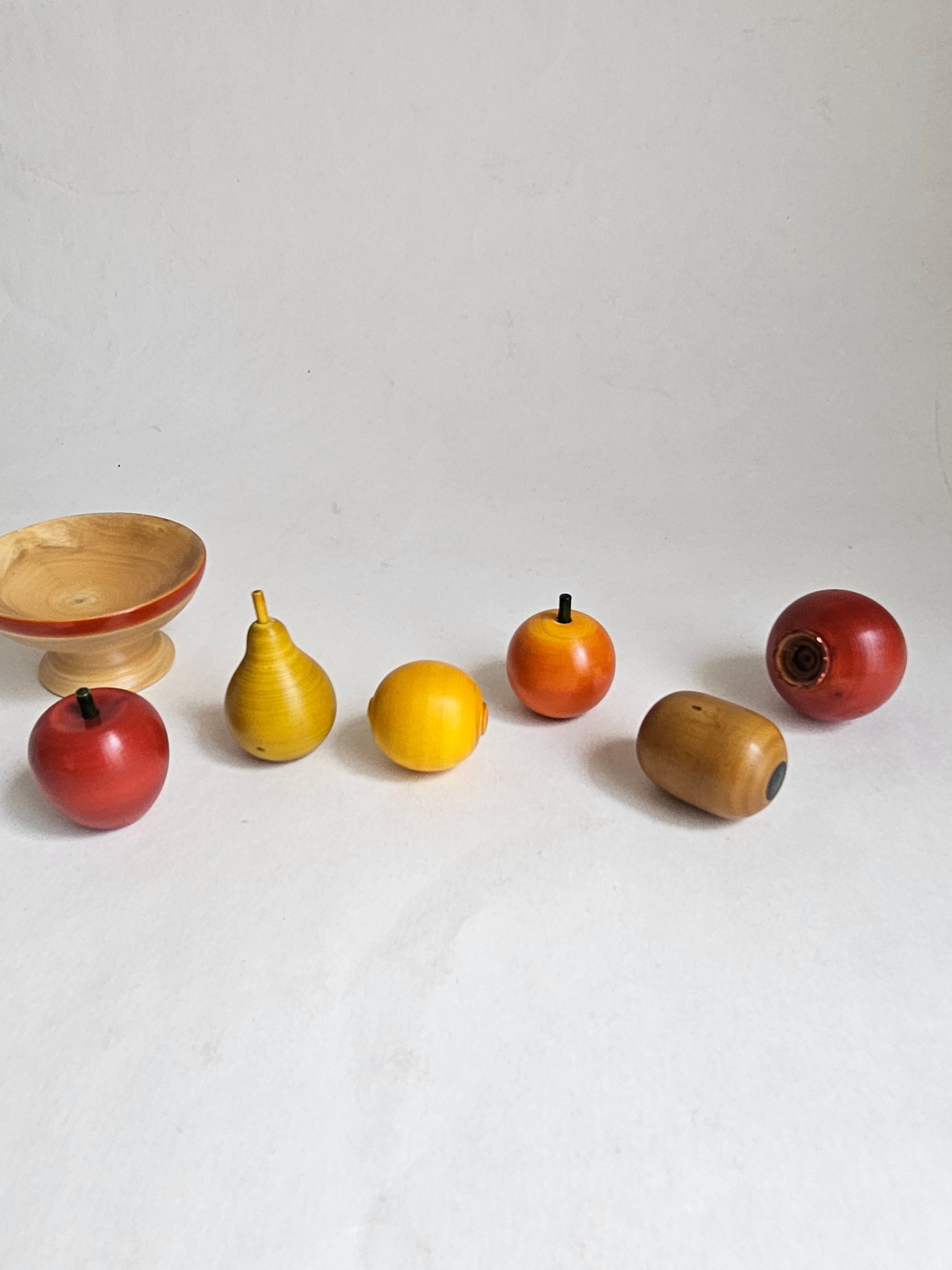 Gulab Tribe Handcrafted Wooden Miniature Fruit Set - GTS - 22