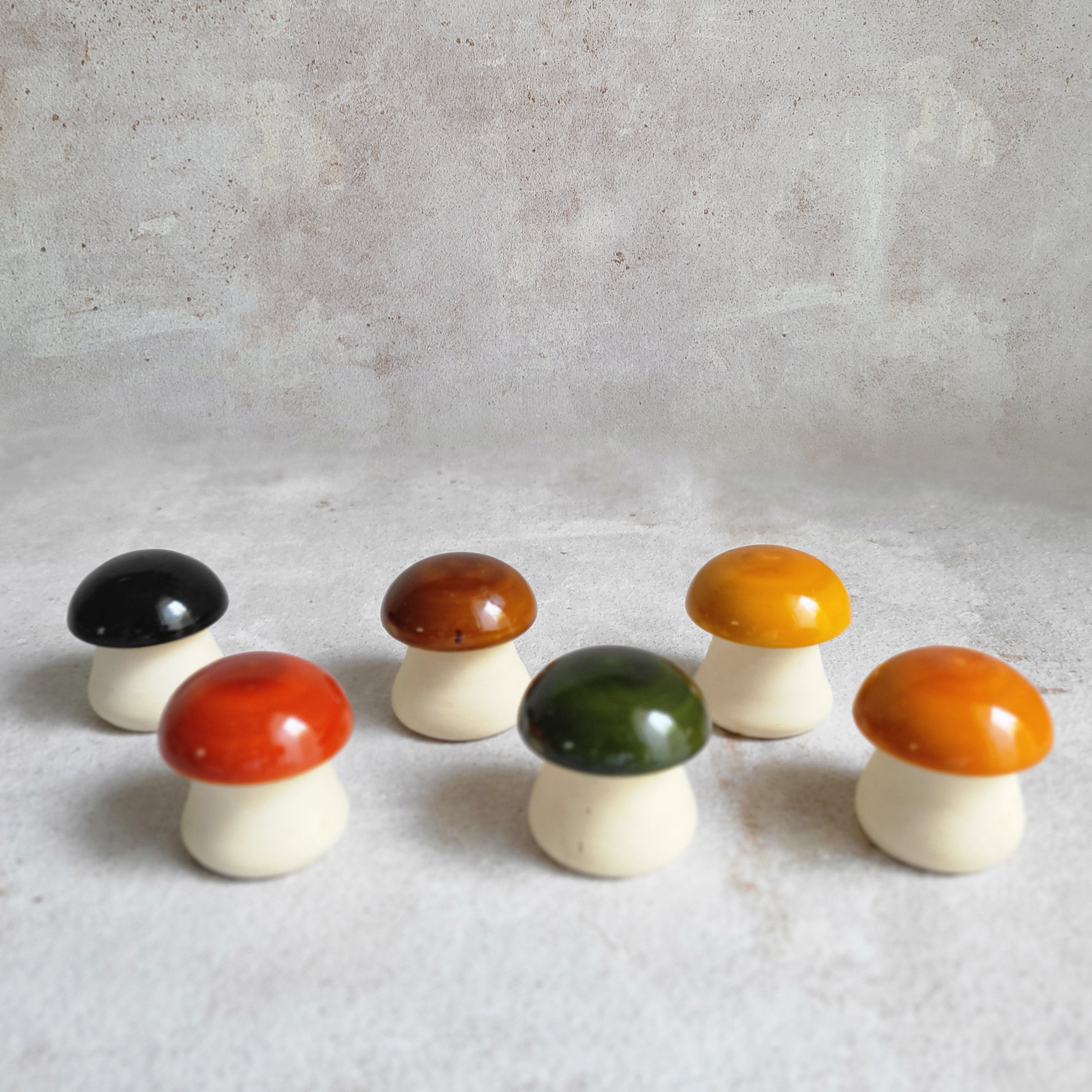Gulab Tribe Handcrafted Wooden Mushroom Set - GT - 04