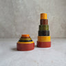 Gulab Tribe Handcrafted Wooden Nesting and stacking cups - GTS - 08