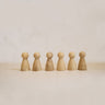 Gulab Tribe Handcrafted Wooden Peg Dolls - GTS - 04
