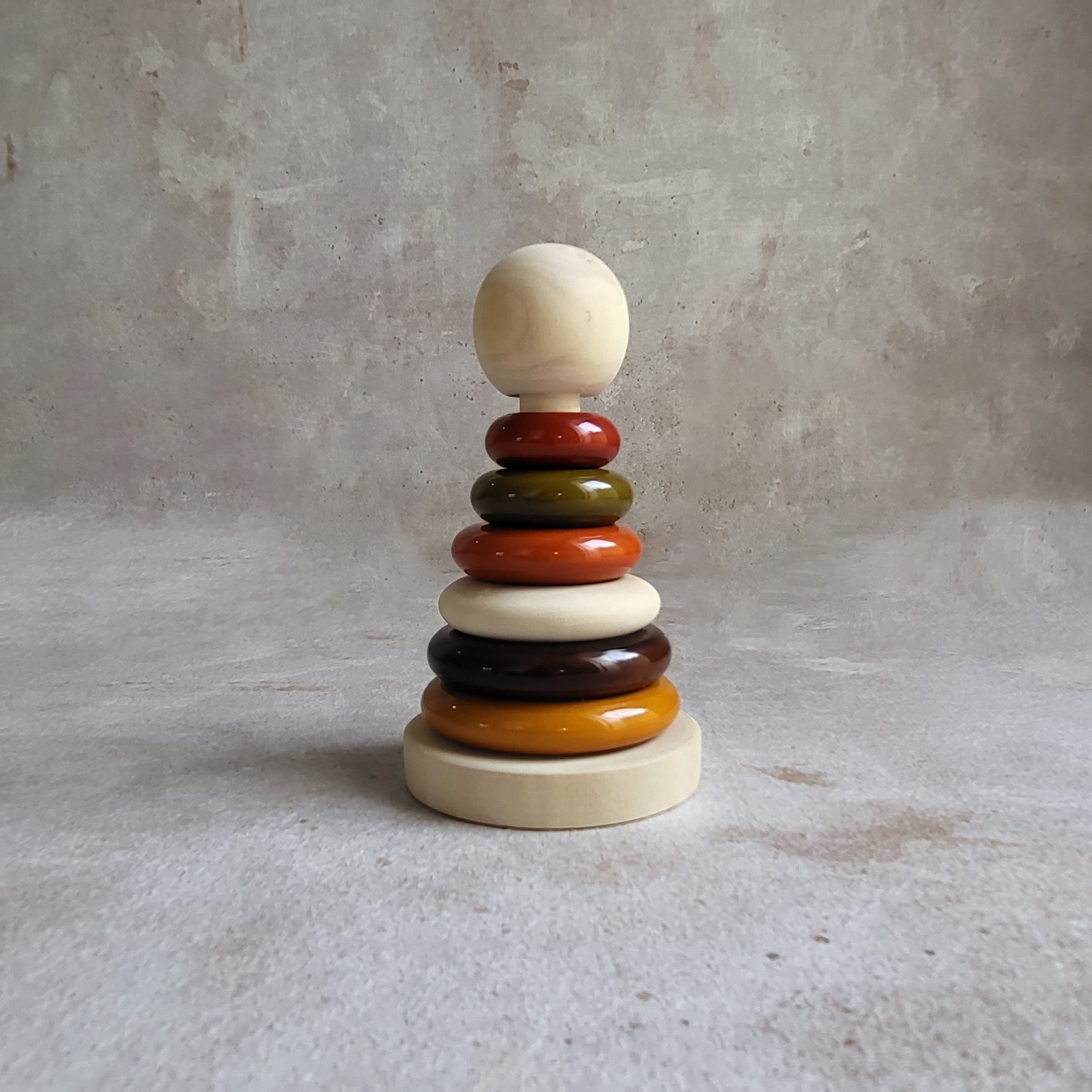 Gulab Tribe Handcrafted Wooden Ring Stacker - GT - 02