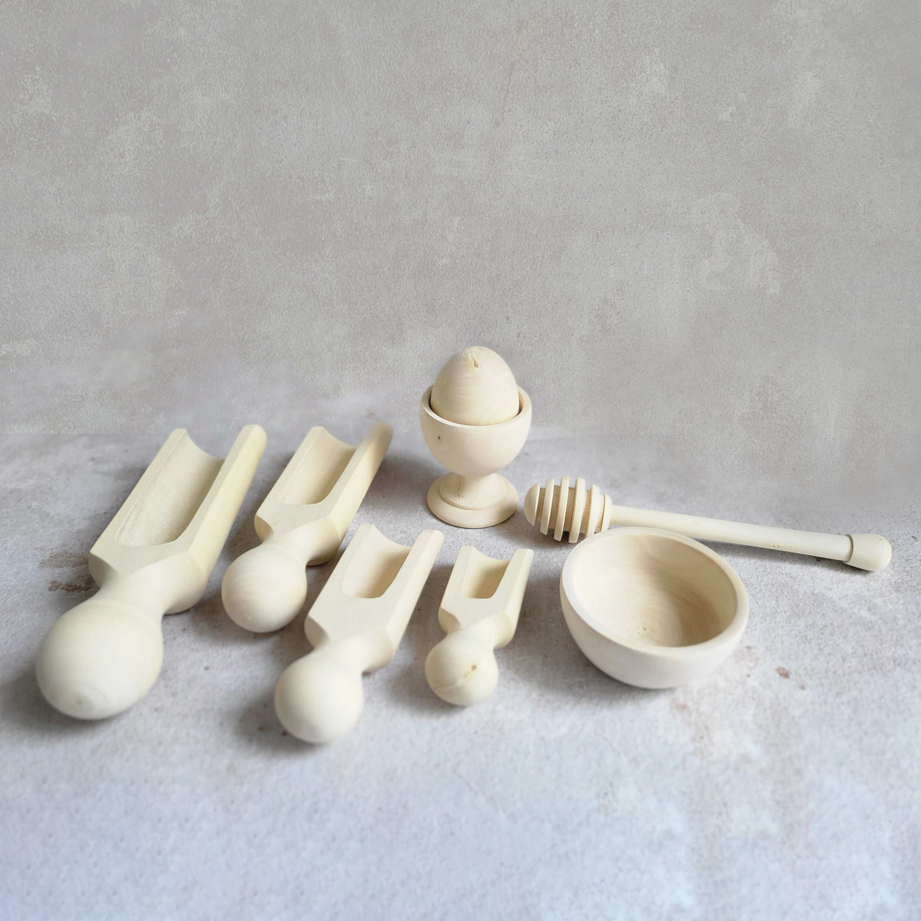 Gulab Tribe Handcrafted Wooden Sensory Play Set - GTS - 10