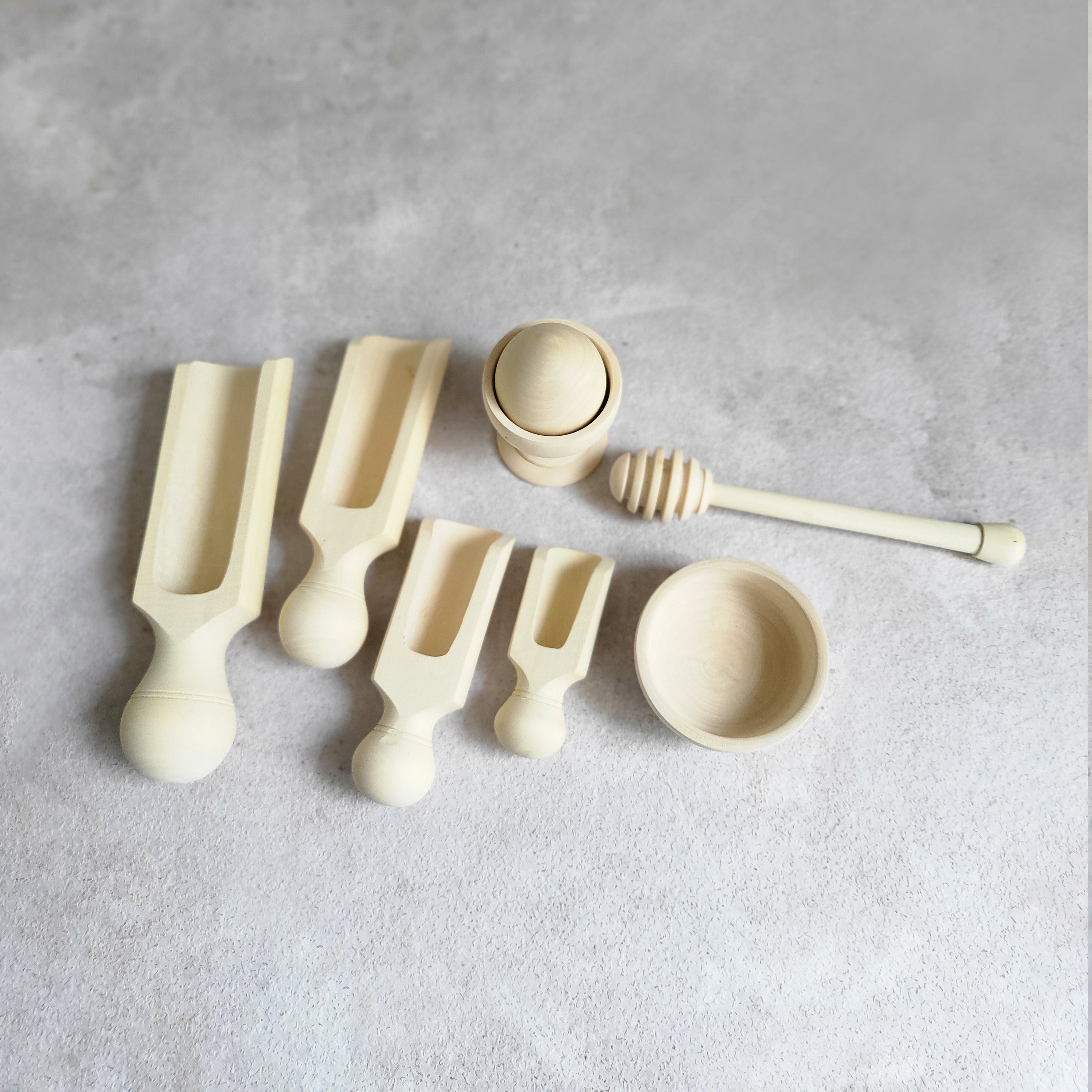 Gulab Tribe Handcrafted Wooden Sensory Play Set - GTS - 10