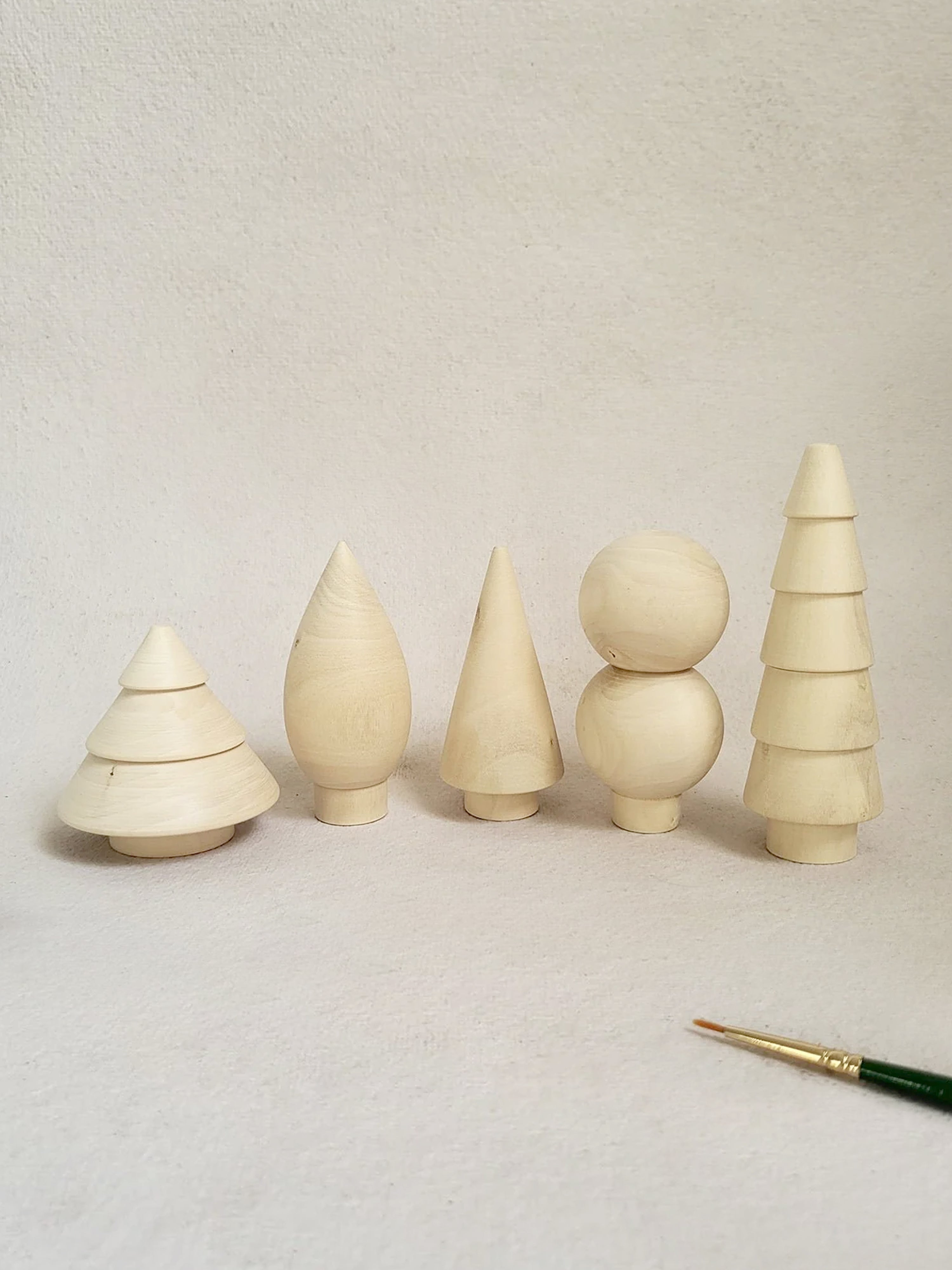 Gulab Tribe Handcrafted Wooden Tree Set DIY - 