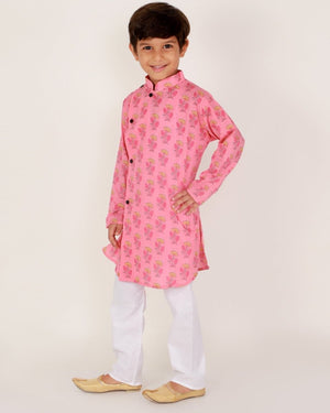 Gulabi Floral Boys Pajama Kurta Set - KP-GFBKS-0-6