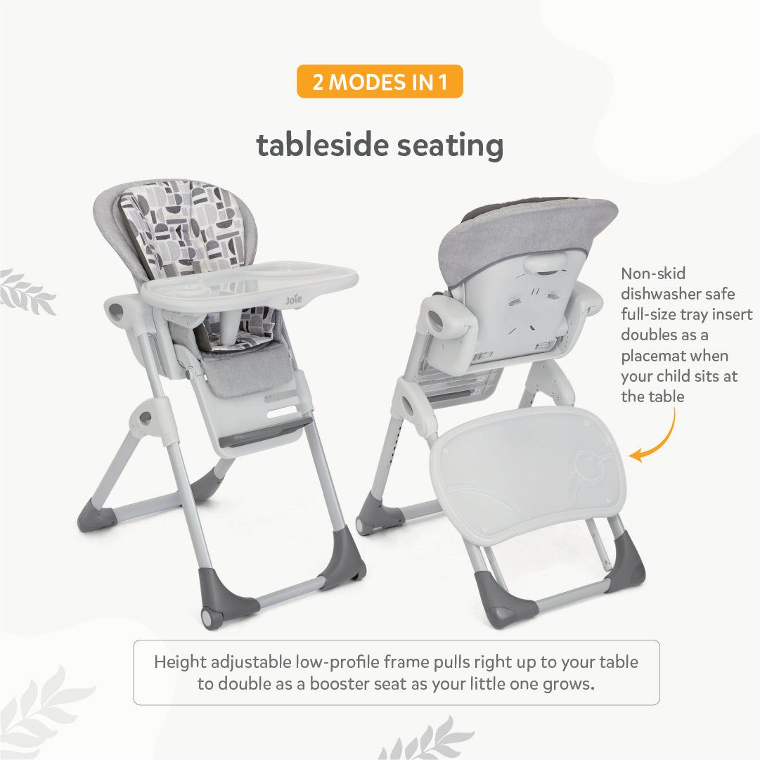 Joie High Chair Mimzy Recline Logan Birth+ to 15 Kgs