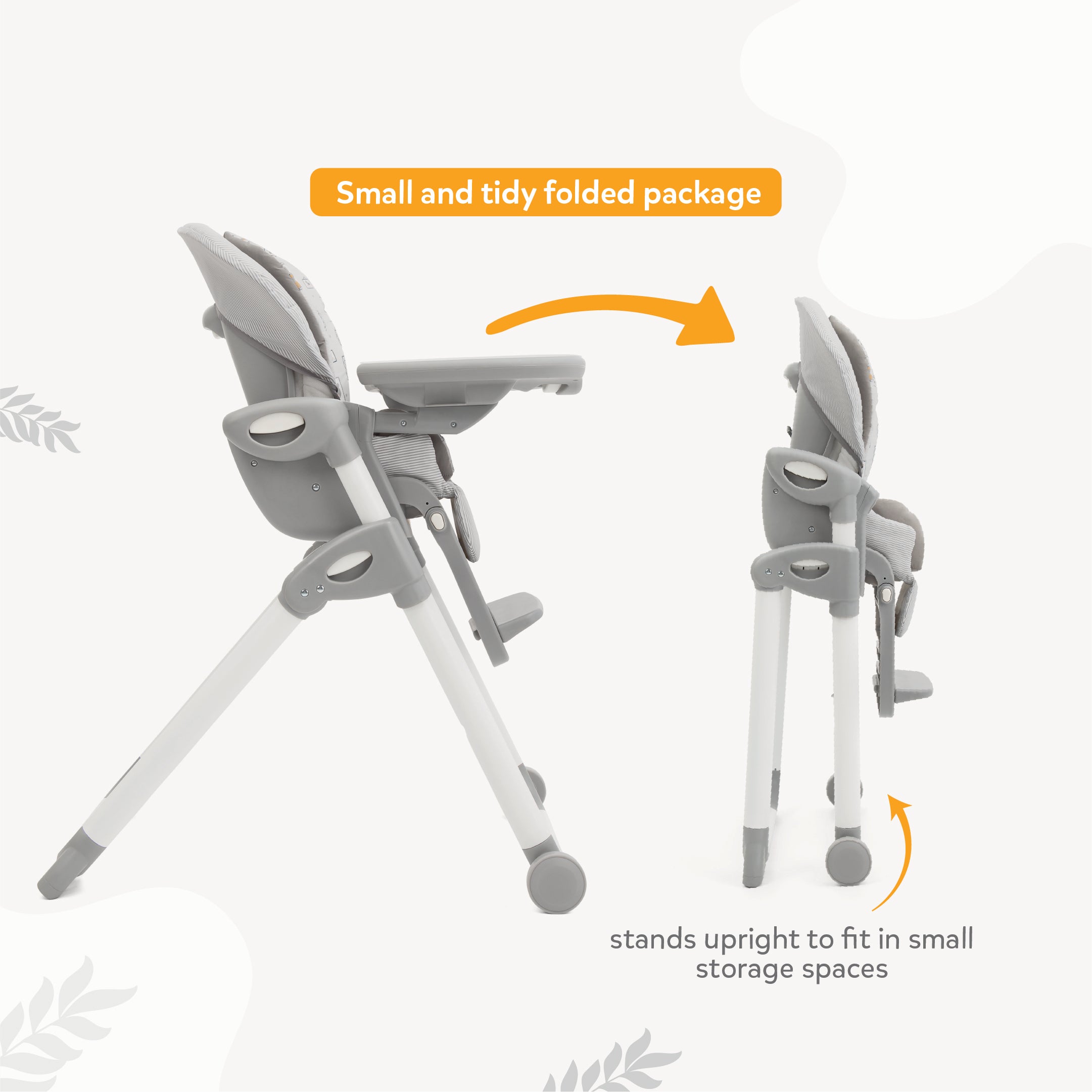 Joie High Chair Mimzy Recline Portrait Birth+ to 15 Kgs