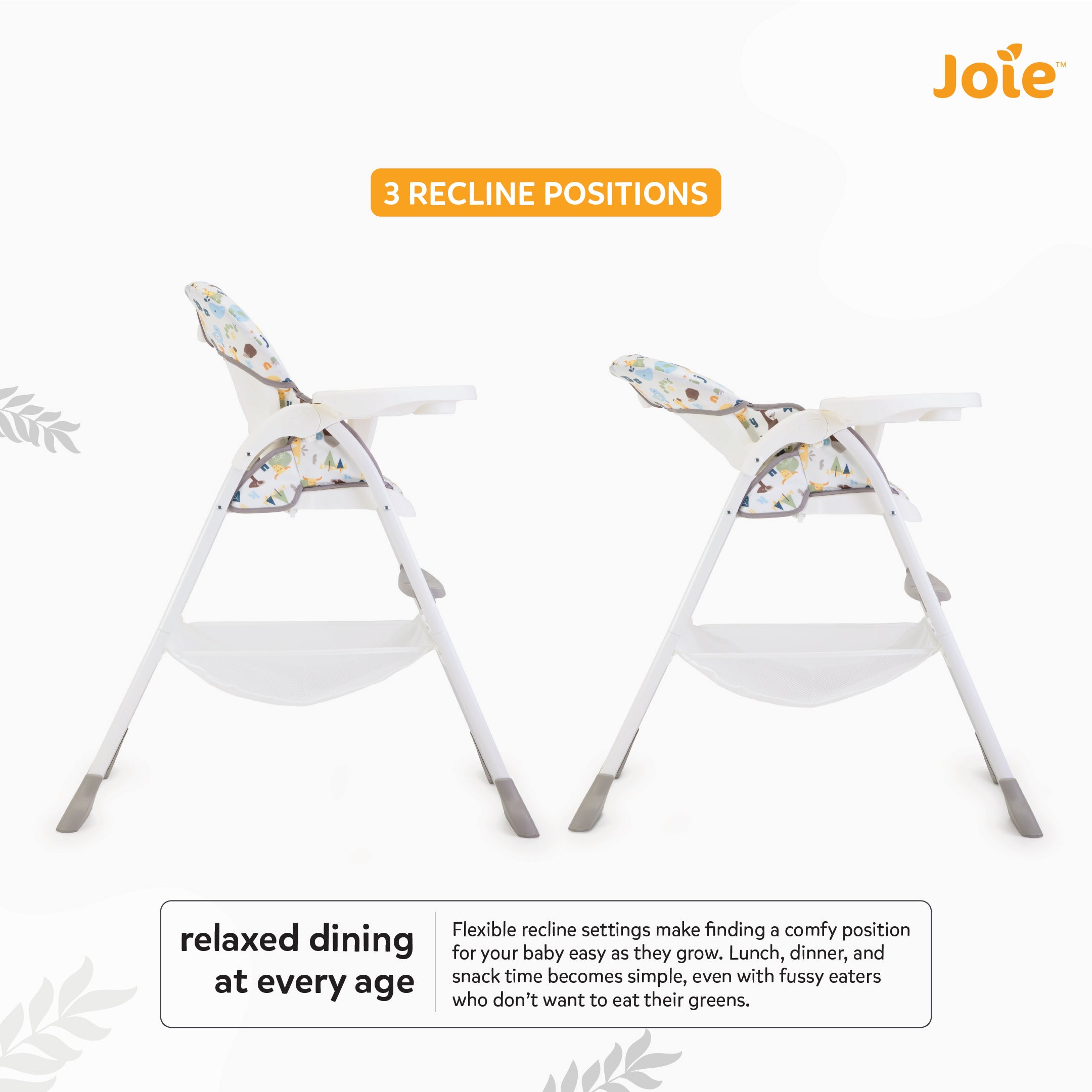 Joie High Chair Mimzy Snacker Alphabet 6M to 15 kg