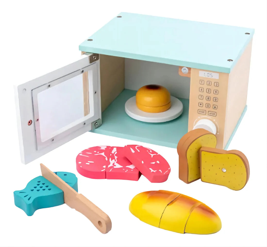 Wudly Microwave Oven- Pretend Play Set