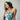 Hair Drama Co Abstract Patterned Scarf - Green - SCF - 0007