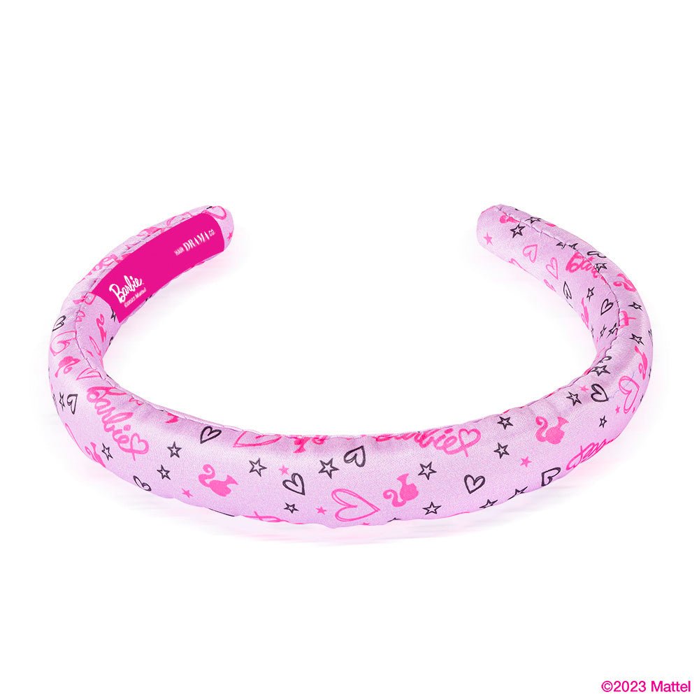 Hair Drama Co Barbie Kids Everyday Basics Gift Box With 2 Satin Puff Hair Bands & 3 Satin Scrunchies - MSET0018