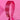 Hair Drama Co Barbie Rhinestone Flat Hair Band With Barbie Charm - Hot Pink - MBD0017