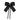 Hair Drama Co Black Bow With Hear Charm Pin - CLP - 0169
