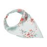 Hair Drama Co Blue Floral Satin Headscarf Headband with Elastic - SCF - 0014