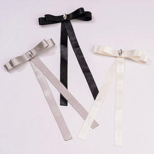 Hair Drama Co Classics Satin Ribbon Hair Bows - Set Of 3 - CLP - 0257