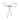 Hair Drama Co Crystal Bow Silver - CLP - 0158
