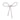 Hair Drama Co Crystal Bow Silver - CLP - 0158