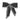 Hair Drama Co Embellished Velvet Hair Bow Barrette Clip - Black - CLP - 0157