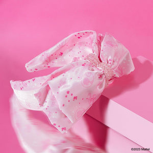 Hair Drama Co HDC x Barbie Crystal Bow Hair Band - Pink - MBD0015