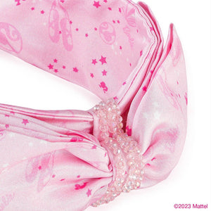 Hair Drama Co HDC x Barbie Crystal Bow Hair Band - Pink - MBD0015