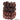 Hair Drama Co Luxury Scrunchies Set of 5 with Free Pouch - Brown Crystal Gift Set - SCN - 0127