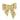 Hair Drama Co Pearl Embellished Crystal Hair Bow Barrette Clip - Golden - CLP - 0204