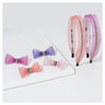 Hair Drama Co Rainbow Crystal Net Gift Box with 2 Hair Bands & 4 Hair Bows - SET - 0285
