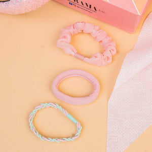 Hair Drama Co Sparkle & Shine 5 Pieces Gift Box with Hair Band, Bow & Hair Ties - ‎SET - 0288