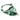 Hair Drama Co Tropical Headscarf with elastic - Green - SCF - 0003