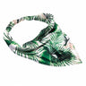 Hair Drama Co Tropical Headscarf with elastic - Green - SCF - 0003