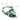 Hair Drama Co Tropical Headscarf with elastic - Green - SCF - 0003