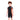 Half Sleeves Kids Swimwear Orange & Black Palm Leaves Printed Sleeves, Knee Length with UPF 50+ with Free Washbag - 3 - 4 Years Swim