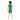 Half Sleeves Kids Swimwear Yellow & Green Palm Leaves Printed Sleeves, Knee Length with UPF 50+ - Little Surprise BoxHalf Sleeves Kids Swimwear Yellow & Green Palm Leaves Printed Sleeves, Knee Length with UPF 50+