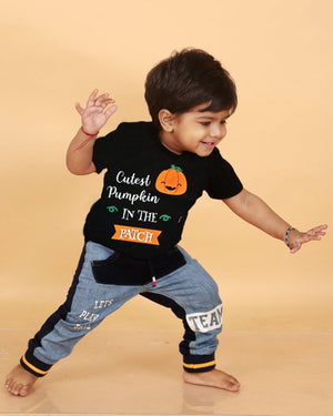 Halloween Trick Or Treat Twinning Family T Shirts-Set of 3 - Twinning Combo